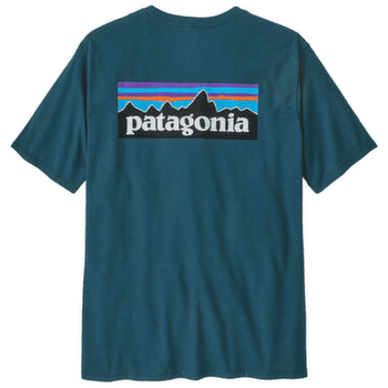 Tričko krátky rukáv Patagonia P-6 Logo Responsibili Tee Men Glacial Blue