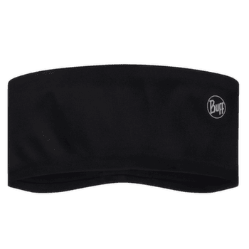 Čelenka Buff WINDPROOF HEADBAND SOLID BLACK