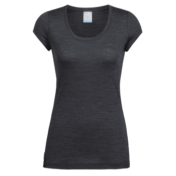 Tričko krátky rukáv Icebreaker Sphere SS Scoop Women (104263) Black HTHR IBANS_00728