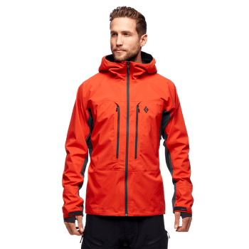 Bunda Black Diamond Dawn Patrol Hybrid Shell Men Kingfisher-White-Black