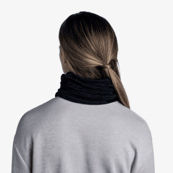 Šatka Buff MERINO FLEECE NECK WARMER TOLUI BLACK
