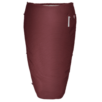 Vložka do spacáku Grüezi bag Feater - The Feet Heater Dark Red