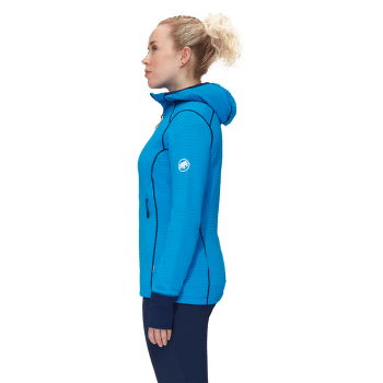 Mikina Mammut Taiss Light ML Hooded Jacket Women 6441 lavandin-black