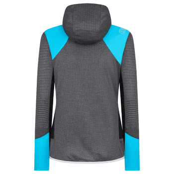 Mikina La Sportiva AEQUILIBRIUM THERMAL HOODY Women Black/Malibu Blue