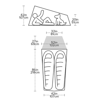 Stan Big Agnes Fly Creek HV UL 2 Bikepack Solution Dye Gold