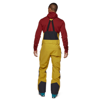 Nohavice Black Diamond Recon Bibs Men Amber-Black