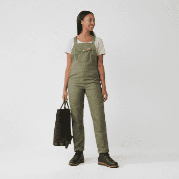 Nohavice Fjällräven Vardag Dungaree Trousers Women Green