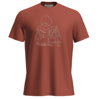 Tričko krátky rukáv Icebreaker Merino 150 Tech Lite III SS Tee Sunset Camp Men Molten