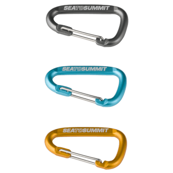 Karabína Sea to Summit Accessory Carabiner Set 3pcs Grey/Blue/Orange