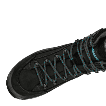 Topánky Lowa Renegade Gtx Mid Wide Women asphalt/turquoise