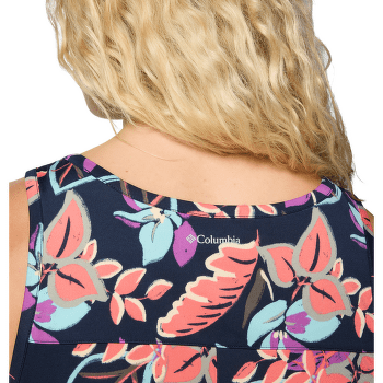 Šaty Columbia Chill River Printed Dress Poppy Red, Botaniflage Tonal 611