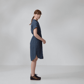 Šaty Fjällräven Övik Hemp Dress Women Mountain Blue