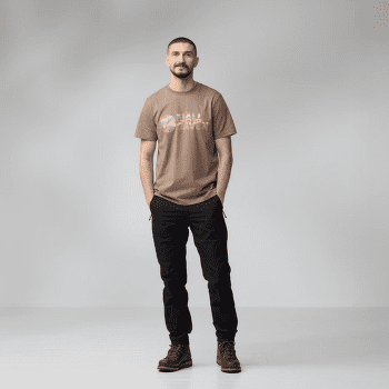 Tričko krátky rukáv Fjällräven Multicolor Logo T-Shirt Men Ochre