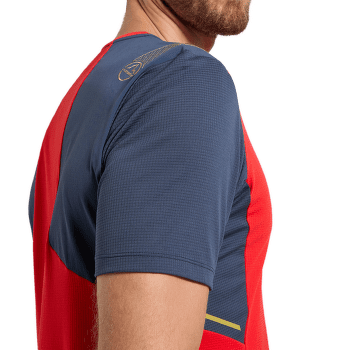 Tričko krátky rukáv La Sportiva RIDGE T-SHIRT Men Night Sky/Mountain Red