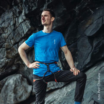 Tričko krátky rukáv Mammut Massone T-Shirt Men Quickdraw glacier blue