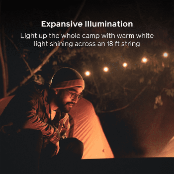 Svietidlo BioLite Solar String 18’ Warm White