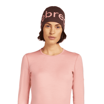 Čiapka Icebreaker Merino Icebreaker Beanie CEDAR WOOD/ECRU HTHR
