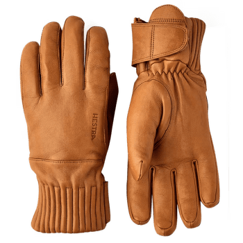Rukavice Hestra Idre Wool - 5 finger Kork