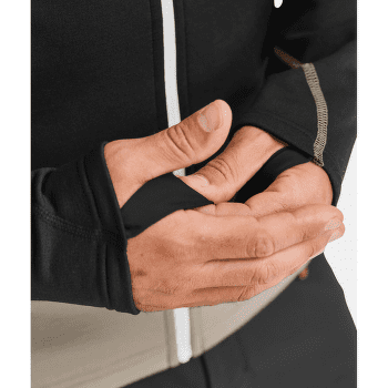 Bunda Ortovox FLEECE LIGHT HOODY MEN 90201 black raven