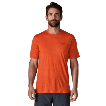 Tričko krátky rukáv Patagonia Capilene® Cool Merino Graphic Shirt Men Multi-Pitch: Weathered Stone