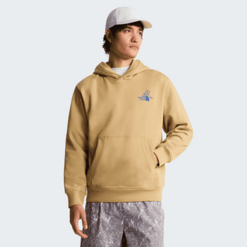 Mikina The North Face U Mountain Celebration Relaxed Hoodie-Graphic Men Khaki Stone