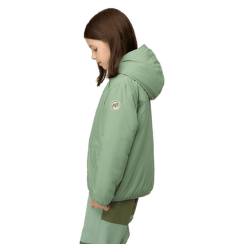 Bunda Mammut RIME IN HOODED JACKET KIDS 3778 mammut red