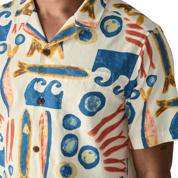 Košeľa krátky rukáv Patagonia Tidal Threads Camp Shirt Men Tropiclimb: Hot Ember