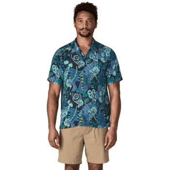 Košeľa krátky rukáv Patagonia Tidal Threads Shirt Men Tropiclimb: New Navy