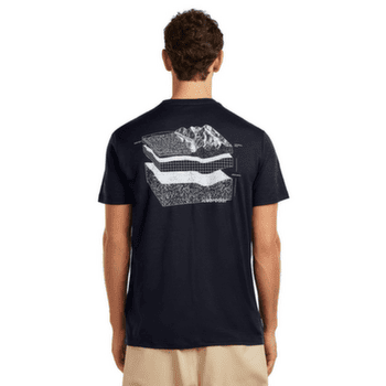 Tričko krátky rukáv Icebreaker Merino 150 Tech Lite SS Tee Evolving Layers Men Midnight Navy