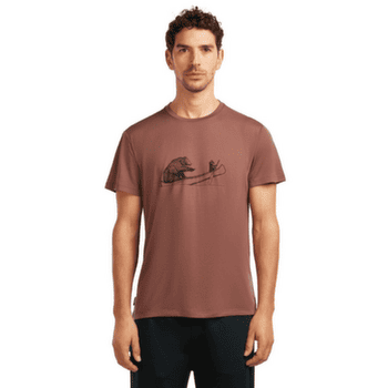 Tričko krátky rukáv Icebreaker Merino Blend Core SS Tee Canoe Companions Men Midnight Navy