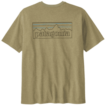 Tričko krátky rukáv Patagonia P-6 Logo Responsibili Tee Men P-6 Outline: Gumtree Green