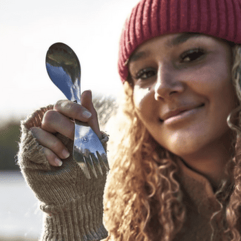 Lyžica Light My Fire Swedish Spork 2-pack stainless
