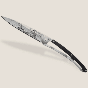 Nôž Deejo Tattoo ebony wood Easy Rider