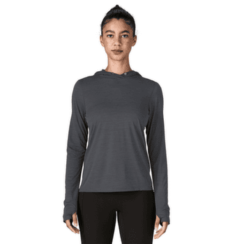 Tričko dlhý rukáv Patagonia Cap Cool Ultra Hoody Women Pumice - Dyno White X-Dye