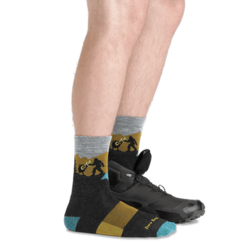 Ponožky Darn Tough CLOSE ENCOUNTERS MICRO CREW MIDWEIGHT WITH CUSHION CHARCOAL