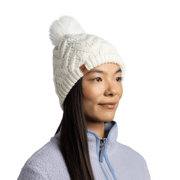 Čiapka Buff KNITTED & FLEECE BAND HAT CARYN CARYN LILAC ICE