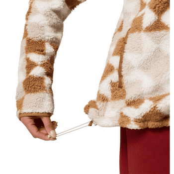 Bunda Columbia West Bend Print Full Zip II Women Teak Brown, Cozy Quilt 235