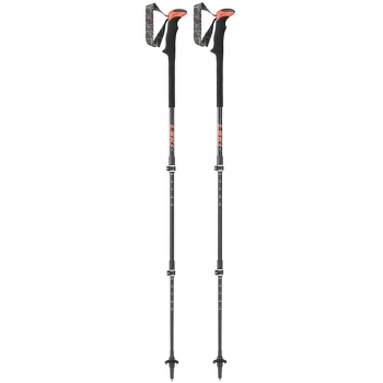 Palice Leki Carbon TA XTG anthracite-white-neonred
