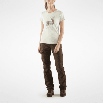 Tričko krátky rukáv Fjällräven Deer Print T-shirt Women Tarmac