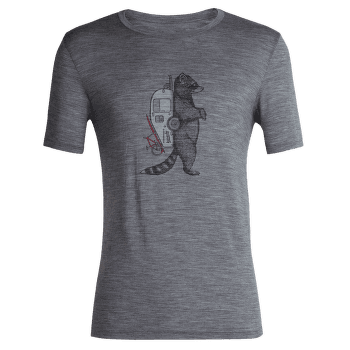 Tričko krátky rukáv Icebreaker Tech Lite II SS Tee Waschbar Wandering Men Gritstone HTHR