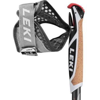 Palice Leki Traveller Alu (65026011) darkanthracite-lightanthracite-white-neonred