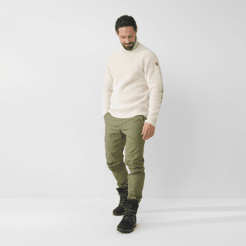 Sveter Fjällräven Övik Roller Neck Sweater Men Grey-Melange