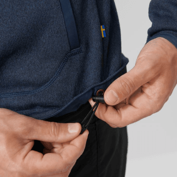 Mikina Fjällräven Ovik Fleece Hoodie Men Autumn Leaf