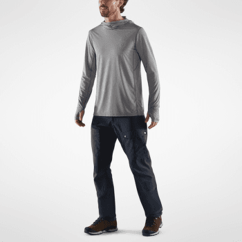 Mikina Fjällräven Abisko Sun-hoodie Men Shark Grey