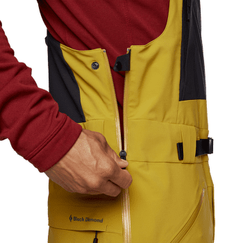 Nohavice Black Diamond Recon Bibs Men Amber-Black