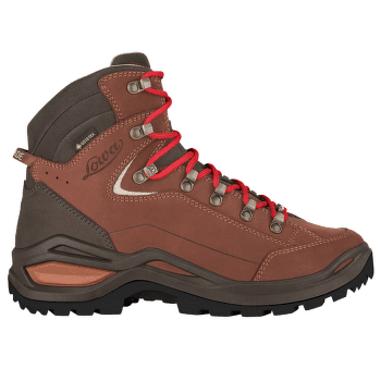 Topánky Lowa Renegade 100 GTX MID Women mahagony/red