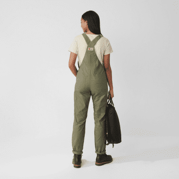 Nohavice Fjällräven Vardag Dungaree Trousers Women Green