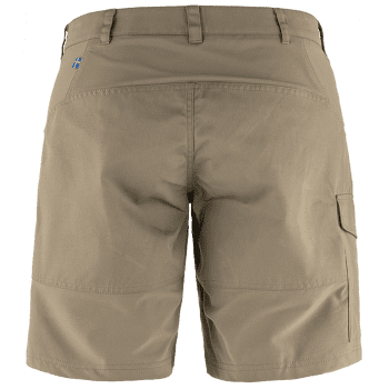 Kraťasy Fjällräven Nikka Shorts Curved Women Suede Brown