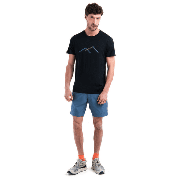 Tričko krátky rukáv Icebreaker Merino 150 Tech Lite III SS Tee Peak Glow Men Black