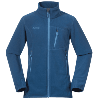 Mikina Bergans Runde Youth Girl Jacket North Sea Blue